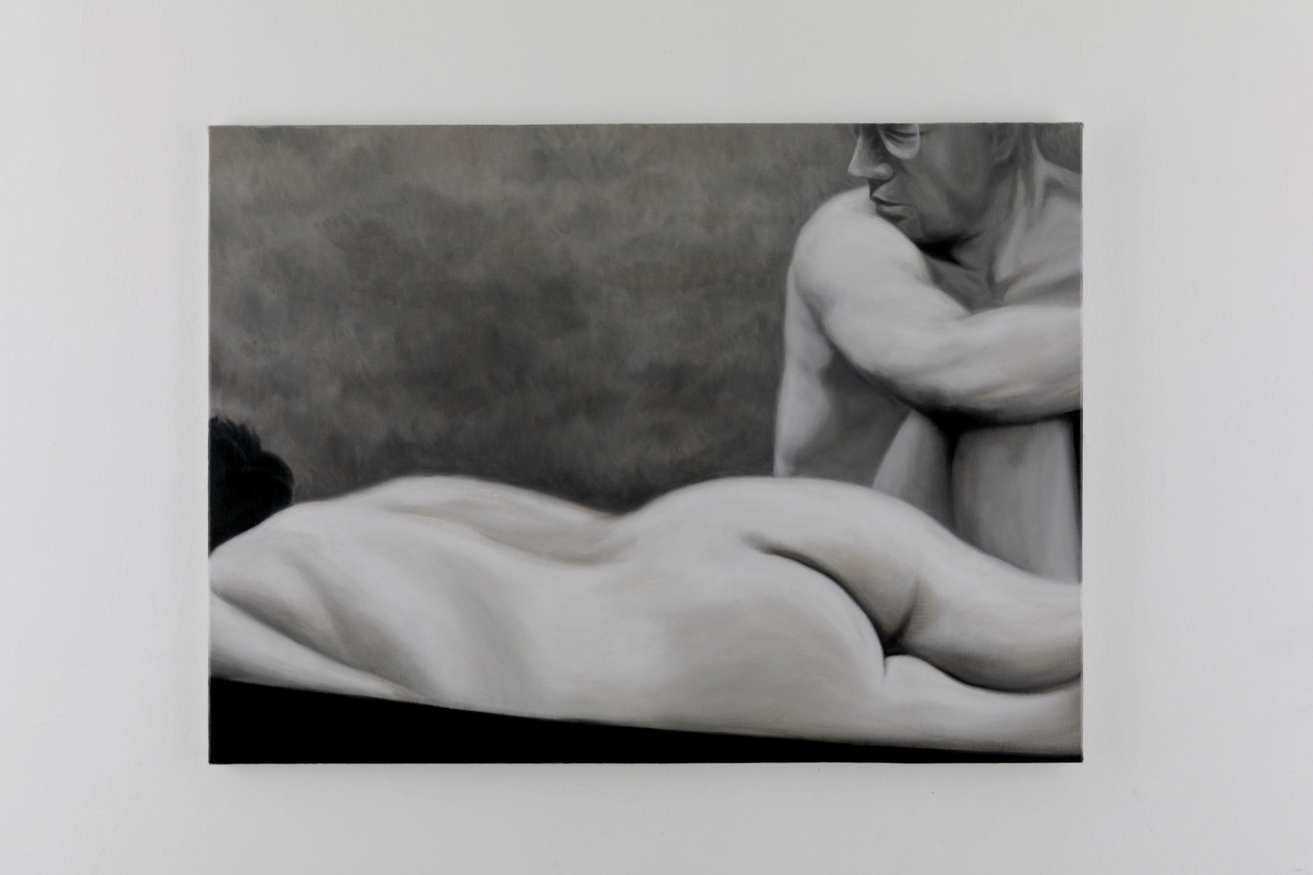LYING ON THE GRASS (WHAT TIME DOES) (아 풀밭이다 (시간이 하는 일)), 2023, Oil on canvas — OYOUNG