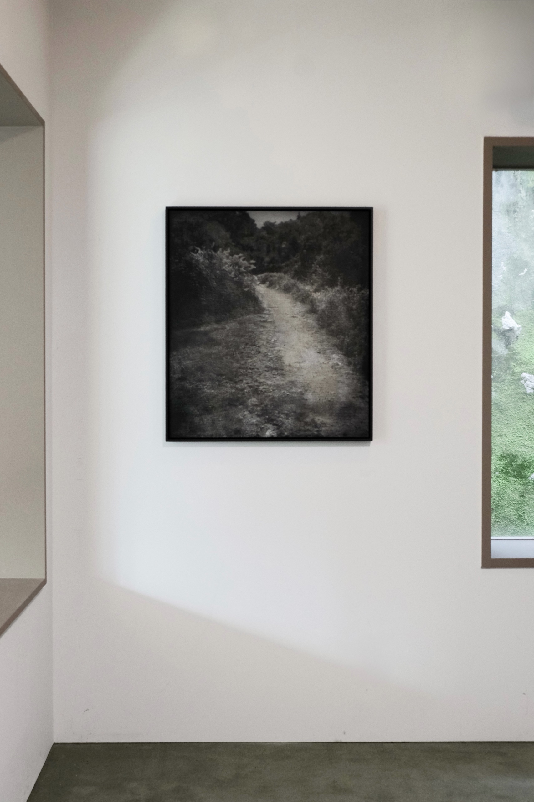 HER UTTERANCE, 2025, Print on cotton with oil paint overlay, artist’s frame — OYOUNG (2/2)